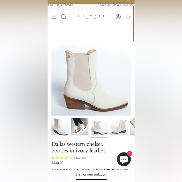 Stivali: Dallas Western Chelsea Booties - Picture 1 of 12